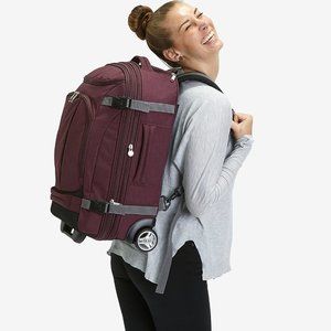 Ebags 22" Black Wheeled Backpack Almost New Carry On Travel